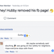 Screenshot: Facebook